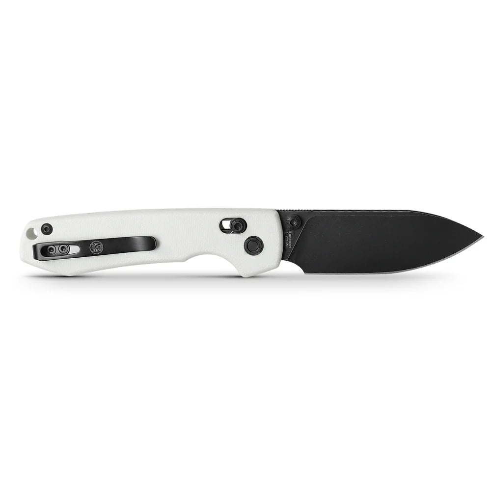 Vosteed Raccoon, folding knife, 14C28N, Micarta, Top Liner Lock, RCCB32VPGW