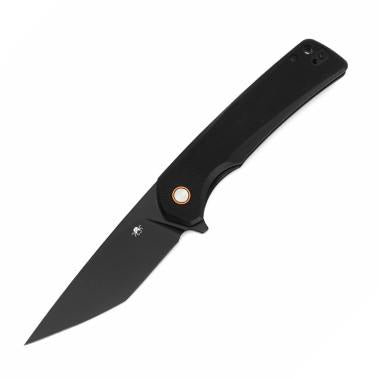 Klaken Virex, folding knife, D2, G10, Liner Lock, J147-T-Black-Blade