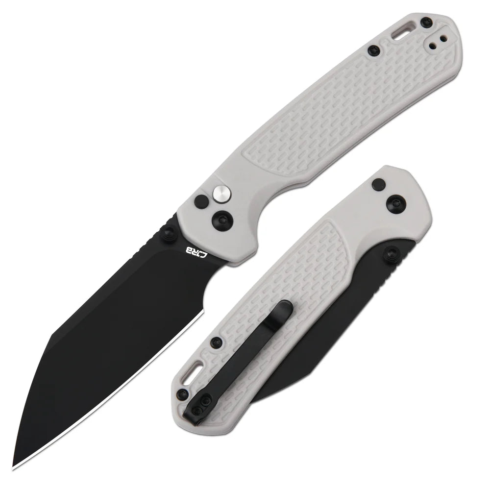 CJRB Pyrite-Light, folding knife, AR-RPM9m FRN, Button Lock, J1945-BGY