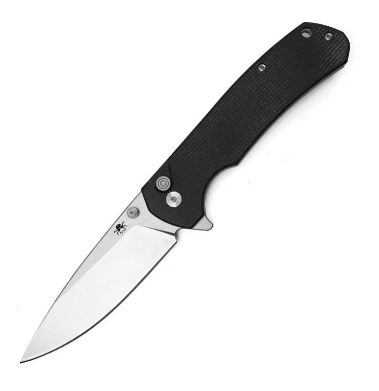 Klaken StoneFang, folding knife, D2, Micarta, button-lock, J285-BK