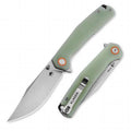 Klaken The Lancet, folding knife, 14C28N, G10, Liner Lock, J335-jade-white