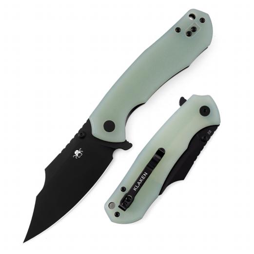 Klaken Specter, folding knife, D2, G10, Liner Lock, K01-Jade