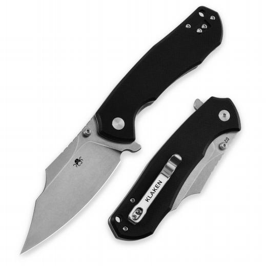 Klaken Specter, folding knife, D2, G10, Liner Lock, K01-BK-White