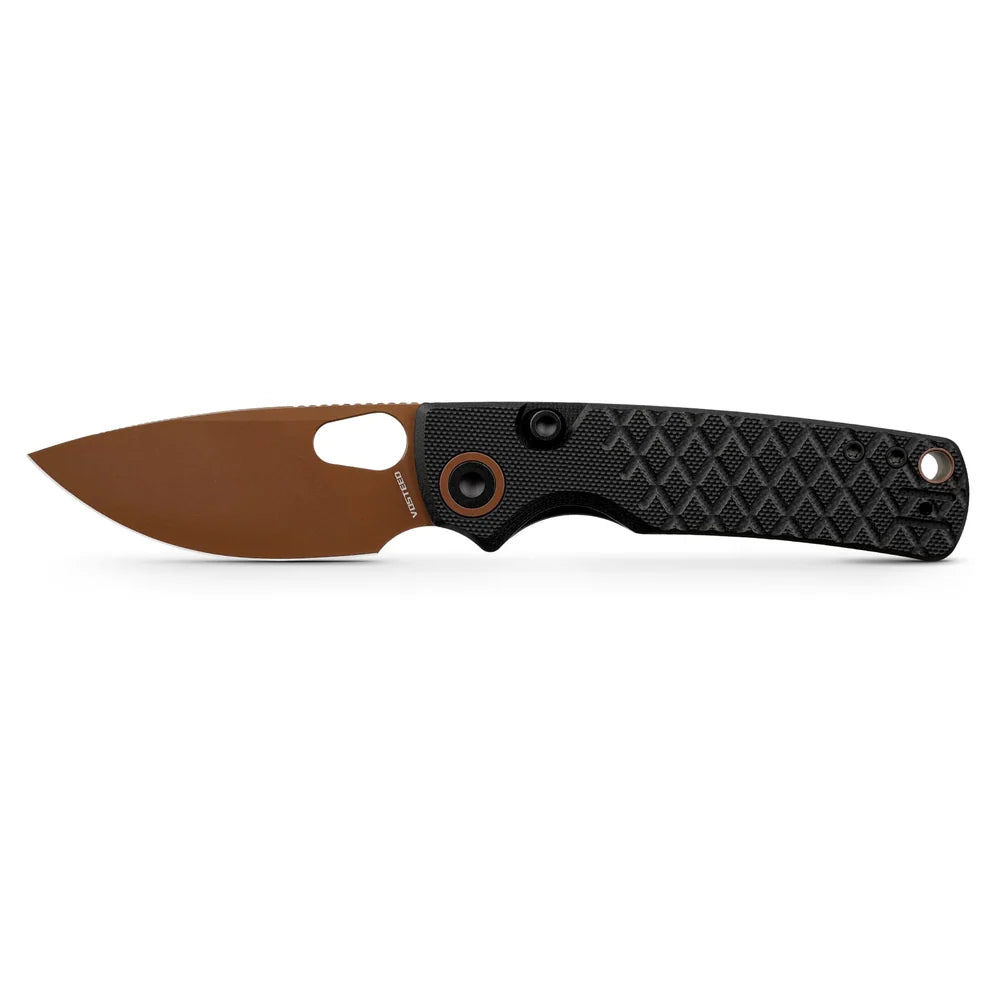 Vosteed Porcupine, folding knife, 14C28N, G10, Top Liner Lock, A2622
