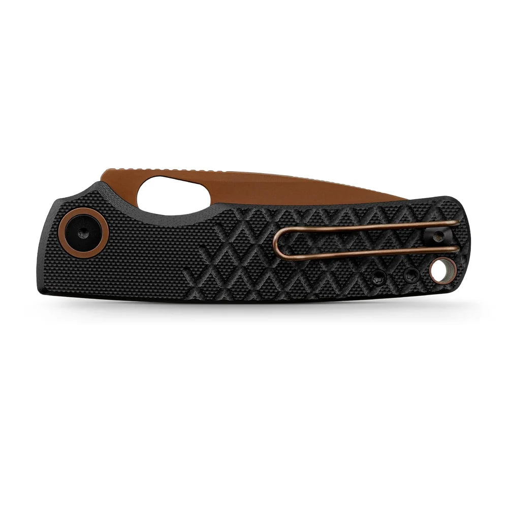 Vosteed Porcupine, folding knife, 14C28N, G10, Top Liner Lock, A2622